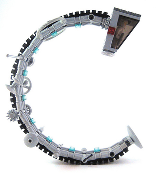 Illustration for article titled Lego Spaceships Spell Out the Alphabet